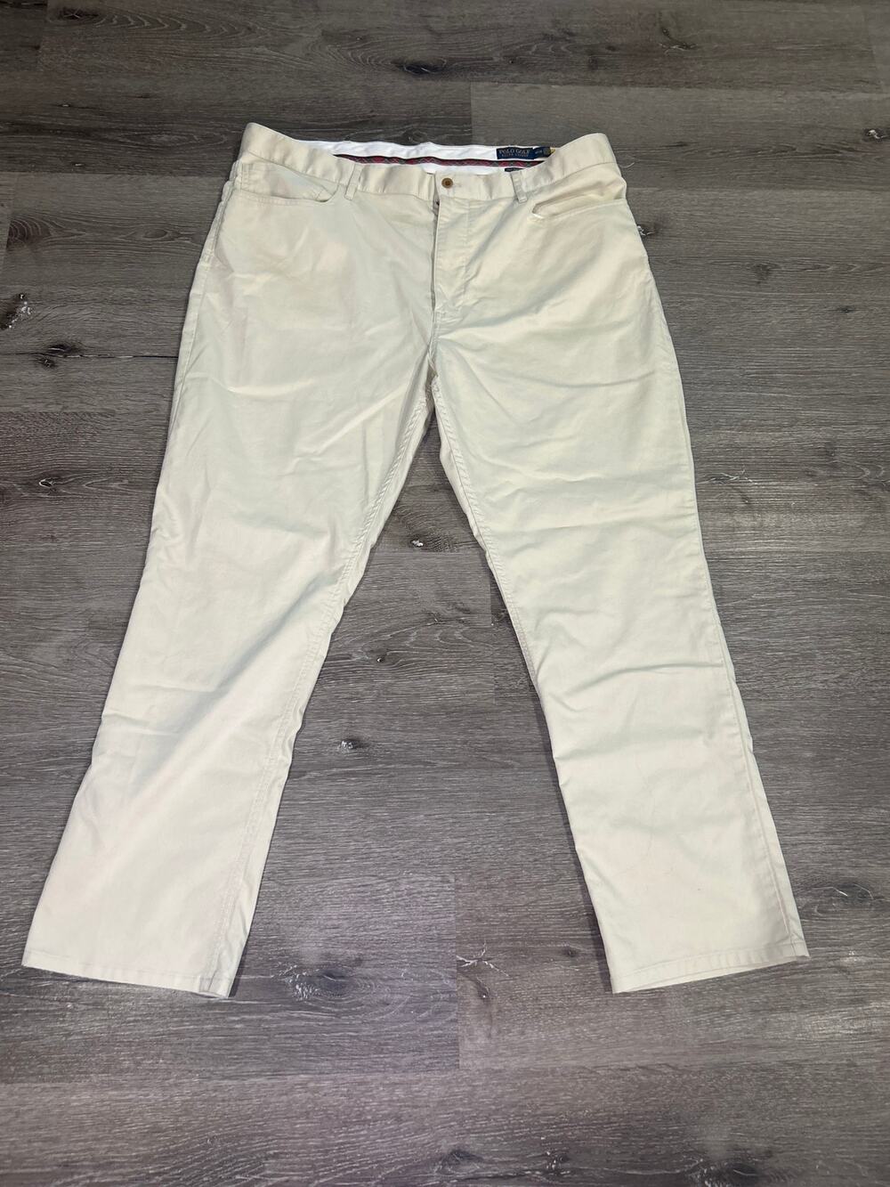 Polo Golf Ralph Lauren Pants Mens 40x30 Tailored Fit Khaki Beige